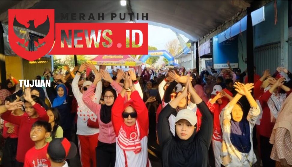 Ratusan Warga Sumberejo Tumpah Ruah, Jalan Santai Semarakkan HUT ke-81 RI Di Dukung Anggota DPRD Fraksi Golkar