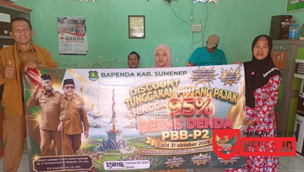 Sangat Terpuji! Sambut Hari Jadi ke-757, Bupati Sumenep Berikan Diskon Tunggakan PBB-P2 Hingga 95 Persen dan Sebar Banner ke Seluruh Desa